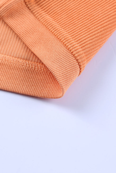 Ribbed Corduroy Oversized Sweatshirt